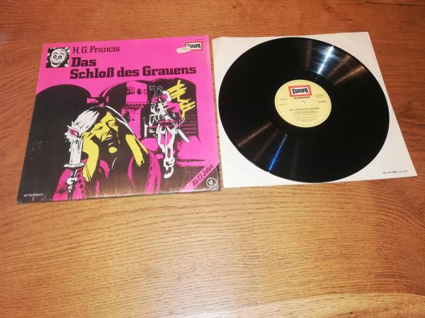 H.G.Francis Neon Gruselserie Folge 4 Das Schloss des Grauens 1981 Europa 115677.2 Deutsche Pressung VG-/VG+